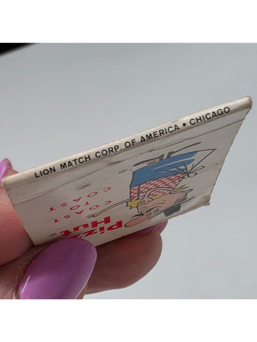 Vintage Pizza Hut Coast To Coast Matchbook Advertising Collectible - Picture 6 of 6